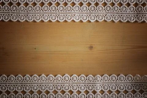 Background tree with fabric border Stock Photos