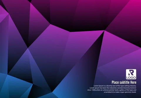 Background with Triangle Pattern Vector Art Stock Illustration