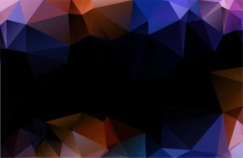 Background from triangles. Abstract disco background of rainbow colors. Brigh 스톡 일러스트