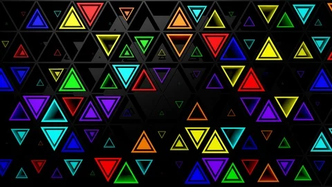 Background of Triangles Stock Footage 124599261