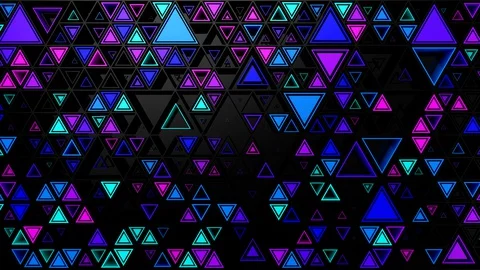 Background of Triangles Stock Footage 127894884