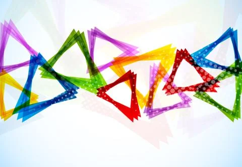 Background with triangles Stock Illustration