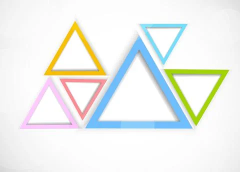 Background with triangles Stock Illustration