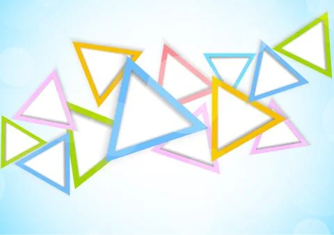 Background with triangles Stock Illustration