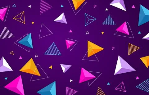 Background-triangular-background Stock Illustration