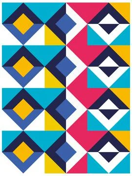 Background with a triangular pattern with a regular pattern イラスト素材