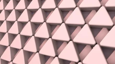 Background with triangular tiles Illustrazione stock