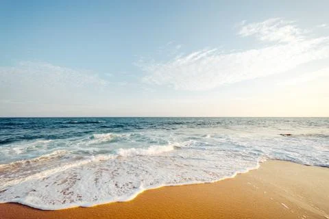 Background, tropical beach Stock Photos