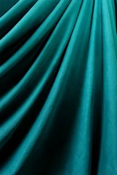 Background turquoise drapery Foto stock