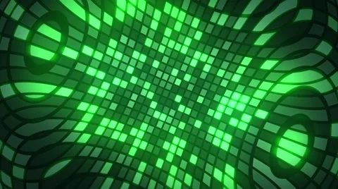 Background with twinkling green ornament, loop Stock Footage 46319178