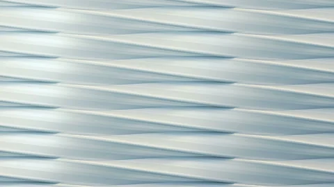 Background of twisted white shapes. 3d rendering seamless loop animation HD Stock Footage 215569111