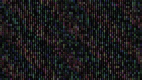 Background with two binary digits 스톡 일러스트