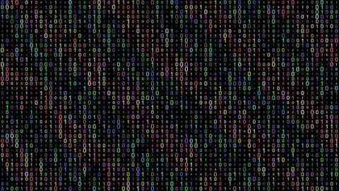 Background with two binary digits 库存插图