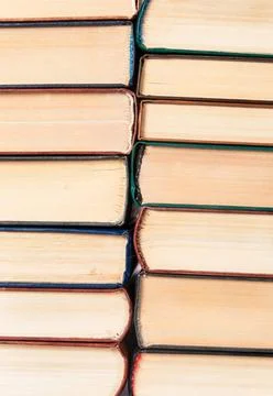 Background of two stacks of old books Abstract background of two stacks of... Stock Photos