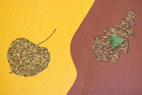 Background of two textures with splashes. Stock Photos