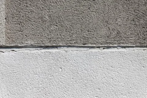Background two-tone concrete, light and dark gray, divided in half Foto stock