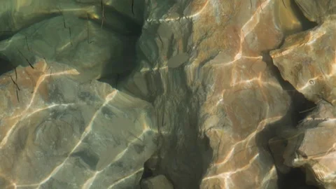 Background of underwater stones Video stock 254583834