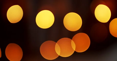 Background with unfocused, blurred, festive lights. Stock Footage 147022913