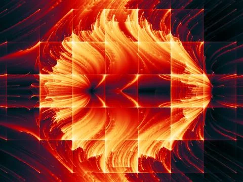 Background Unfolding Stock Illustration