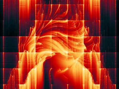 Background Unfolding 스톡 일러스트