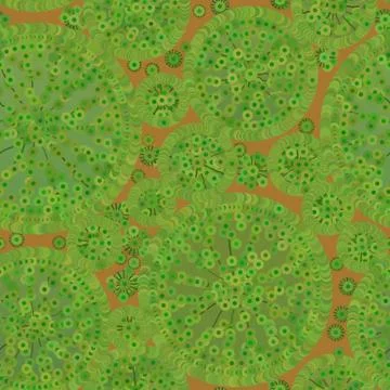 Background Universal Green Stock Illustration