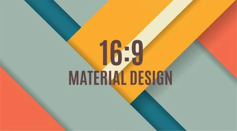 Background Unusual modern material design. Format 16:9 . Vector Illustration Stock Illustration
