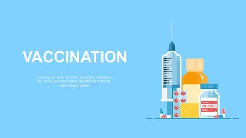 Background vaccination Stock Illustration