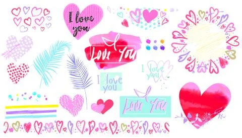 Background for Valentine is day Stock Illustration