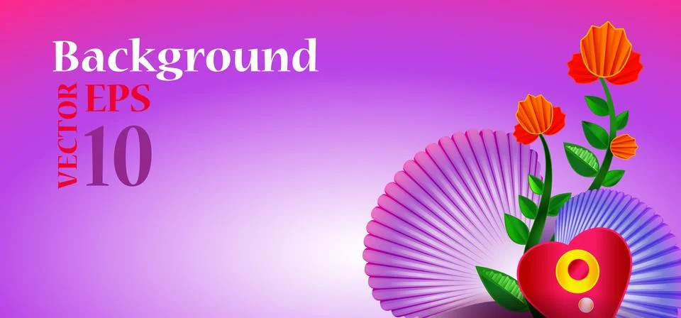 Background for valentines day Stock Illustration