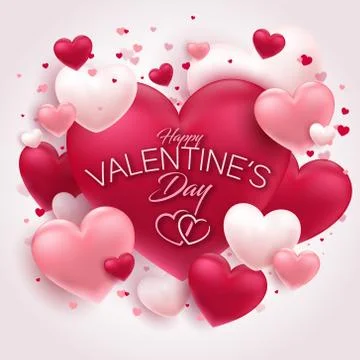 Background for Valentine's Day Stock Illustration