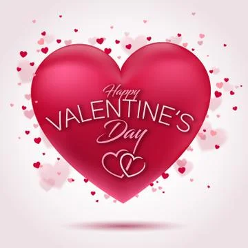 Background for Valentine's Day Stock Illustration