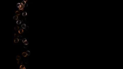 Background with a variety of multi-colored translucent soap bubbles. Stock Illustration