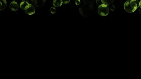 Background with a variety of multi-colored translucent soap bubbles. Stock Illustration