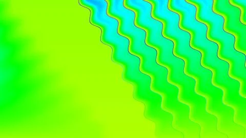 Background with a variety of multicolored waves in a paper style. Stock Illustration