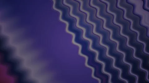 Background with a variety of multicolored waves in a paper style. Stock Illustration