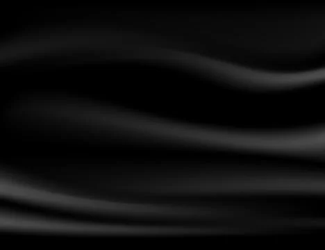 Background vector of black satin fabric. Stock Illustration
