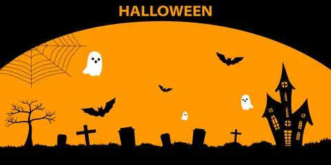 Background vector design with halloween theme イラスト素材