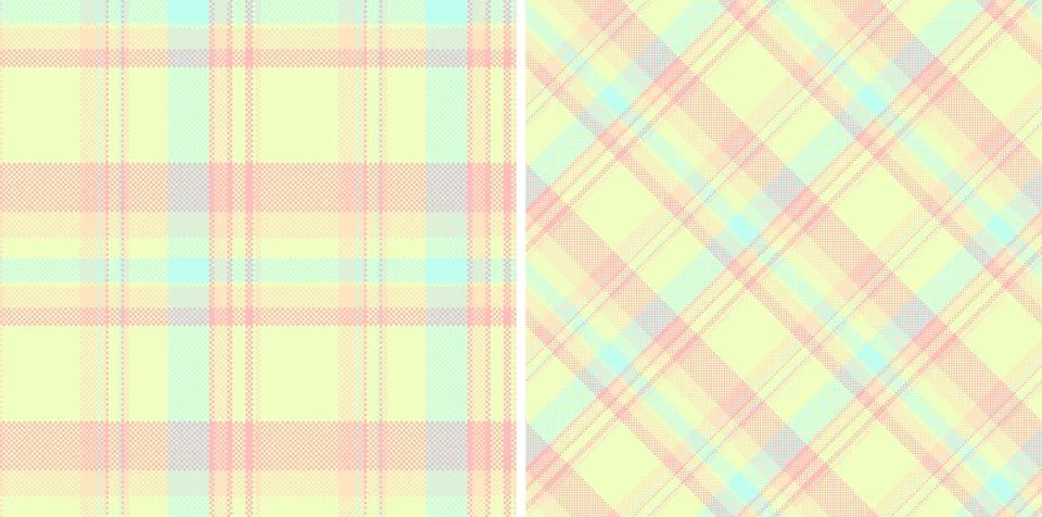 Background vector fabric of seamless pattern textile with a check texture t.. Stock Illustration