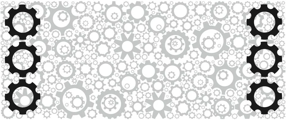 Background vector for mechanical illustration or banner Stock Illustration