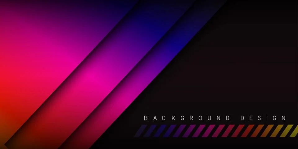 Background vector overlapping layers with colorful arrow directions for bac.. Stock Illustration