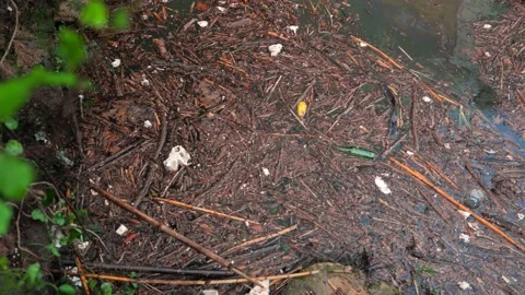 Background for a video about water pollution. Stock Footage 231801819