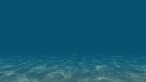 Background video animation running under the vast blue ocean Stock Footage 227753888