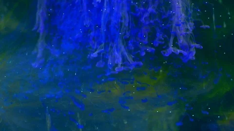 Background video of colored inks in water 3 Stock-Footage 89406233