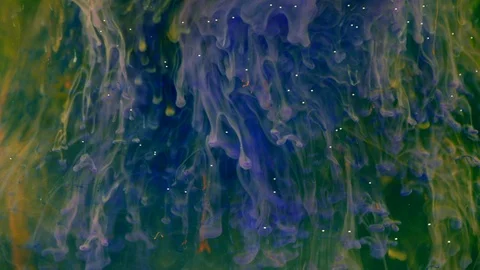 Background video of colored inks in water 5 Stock Footage 89406483