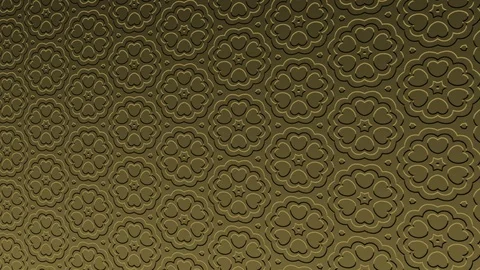 Background video footage with gold patterns and textures for video composing 스톡 동영상 125850809