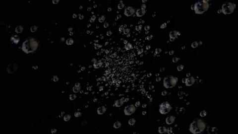 Background video material of foam rising in the water (4K resolution) Stock Footage 192259128