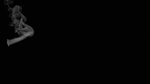 Background video of medium smoke on a black background. 库存影片 229432225