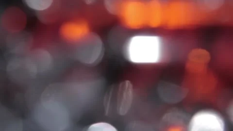 Background video with orange and white bokeh light overlay 스톡 동영상 318202313