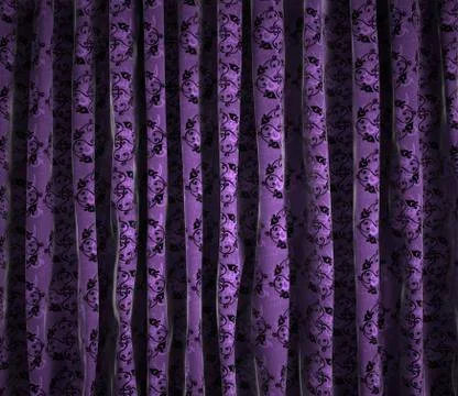 Background vintage curtains Stock Illustration