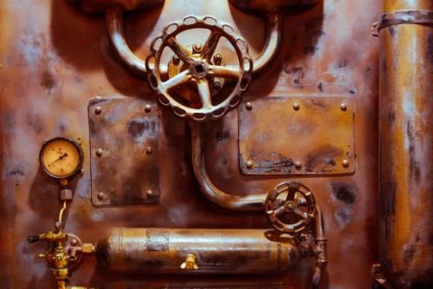 Background vintage steampunk Fotos Stock